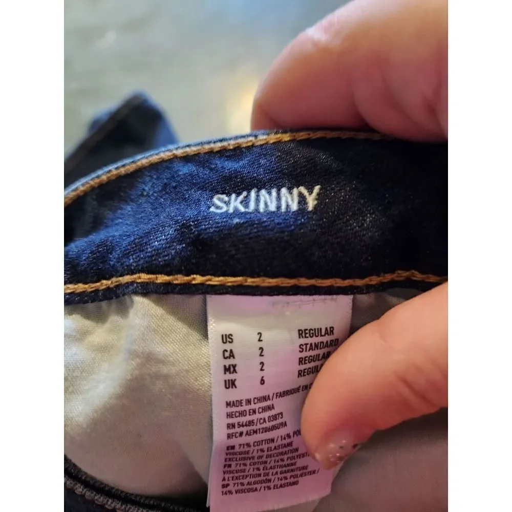 American Eagle super stretch skinny jeans sz 2